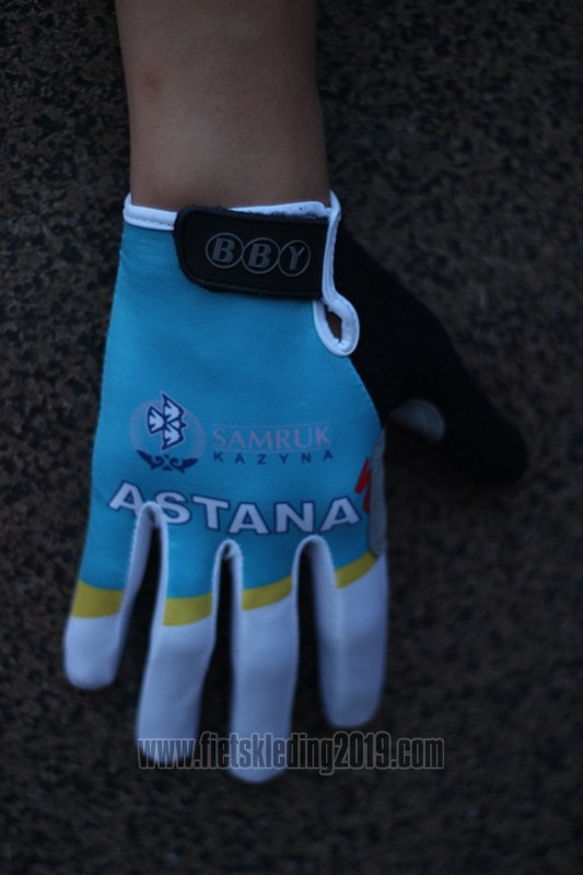 2014 Astana Handschoenen Met Lange Vingers Cycling